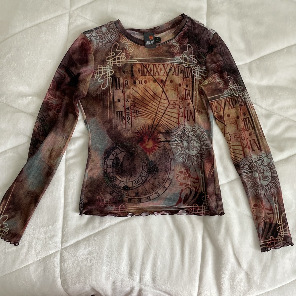 vintage mesh top